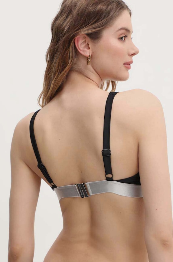 Karl Lagerfeld sutien 240W2218 negru SS24