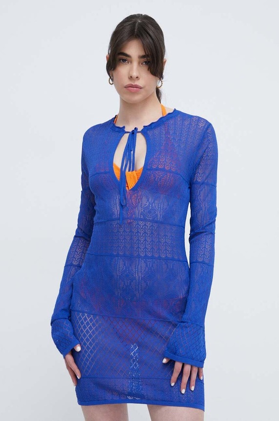 Oblečenie Plavkové nohavičky Pepe Jeans WAVE KNOT BIKINI PLB10499 oranžová