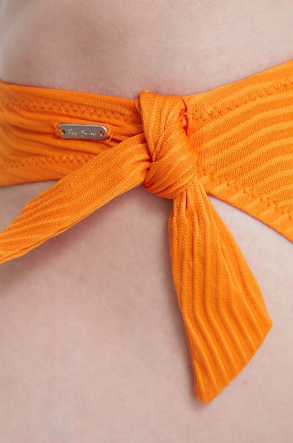 Plavkové nohavičky Pepe Jeans WAVE KNOT BIKINI oranžová PLB10499
