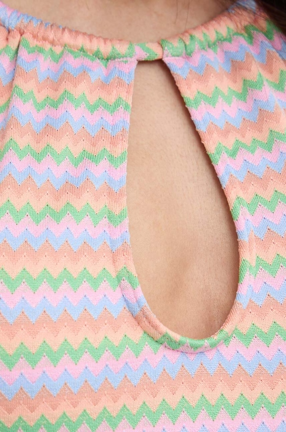 Roxy jednoczęściowy strój kąpielowy Wavy Stripe multicolor ERJX103624