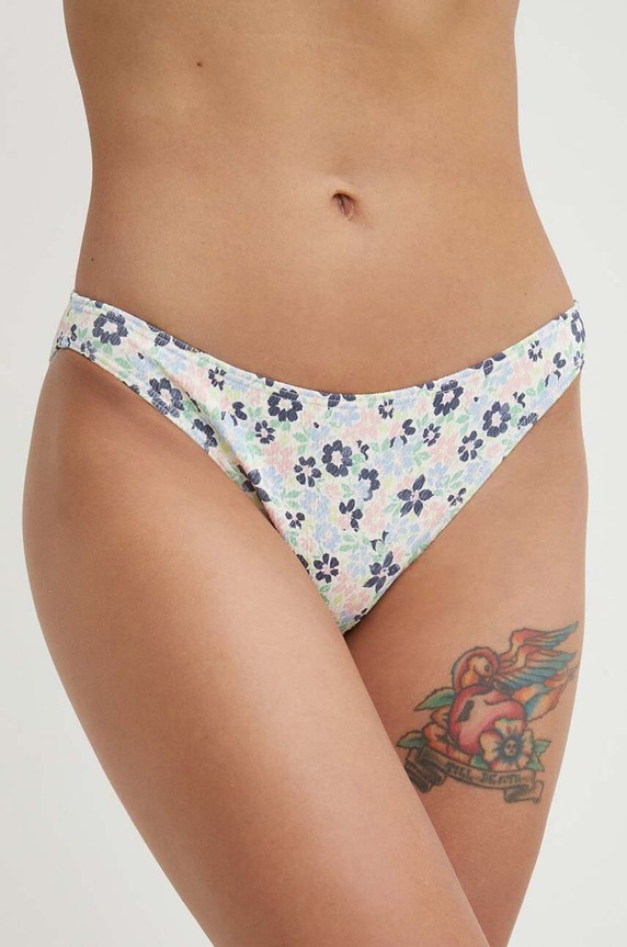 Μαγιό σλιπ μπικίνι Roxy Wild Floral κάτω μέρος πολύχρωμο ERJX404829