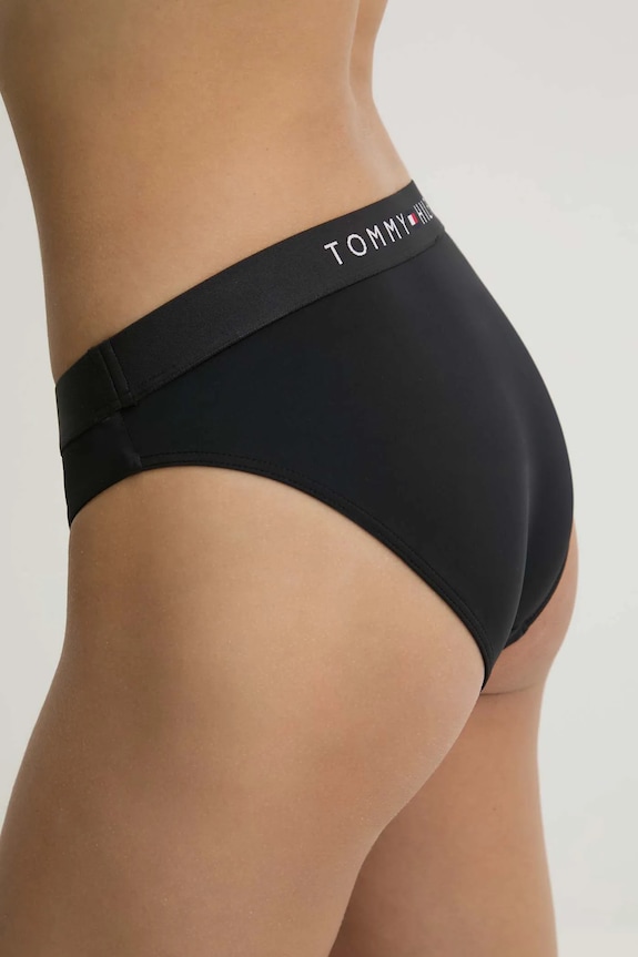 Plavkové nohavičky Tommy Hilfiger UW0UW04120 čierna SS25