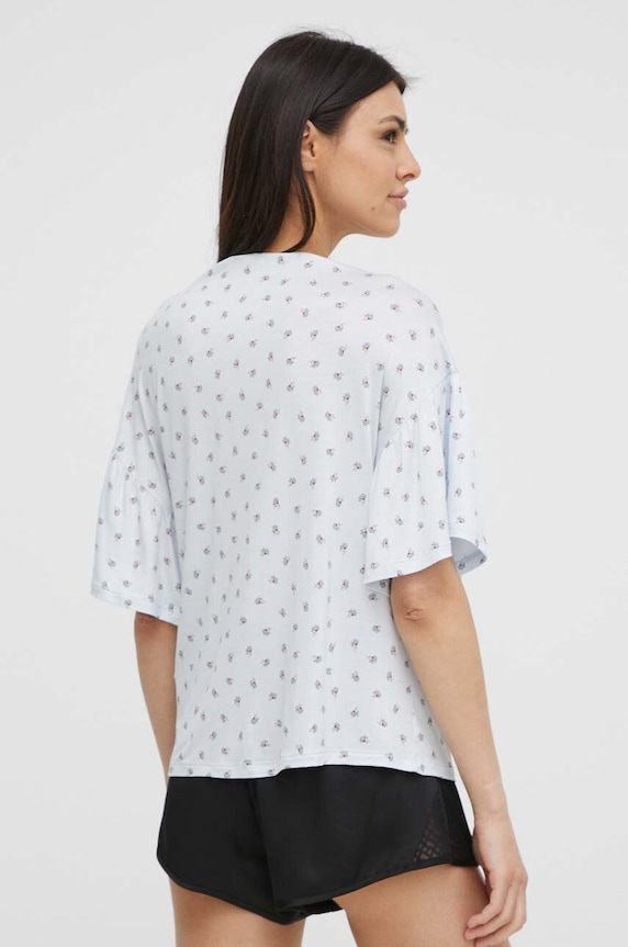 Μπλουζάκι πιτζάμας United Colors of Benetton 3GGE3M05I μπλε SS24