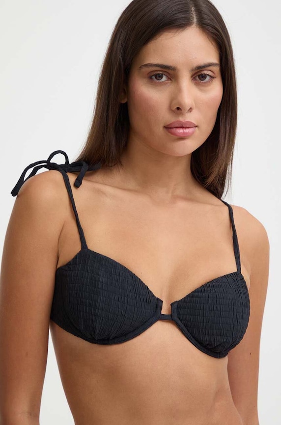 Kupaći grudnjak Abercrombie & Fitch gprnji dio crna KI111.4064.900
