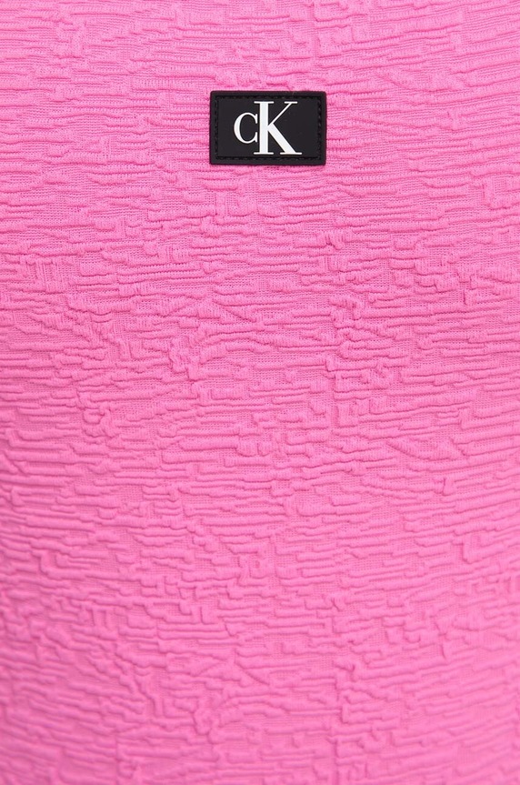 Calvin Klein egyrészes fürdőruha KW0KW02401 rózsaszín