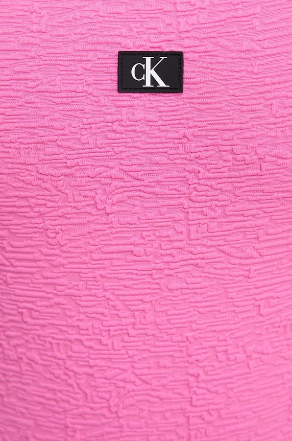 Calvin Klein egyrészes fürdőruha KW0KW02401 rózsaszín