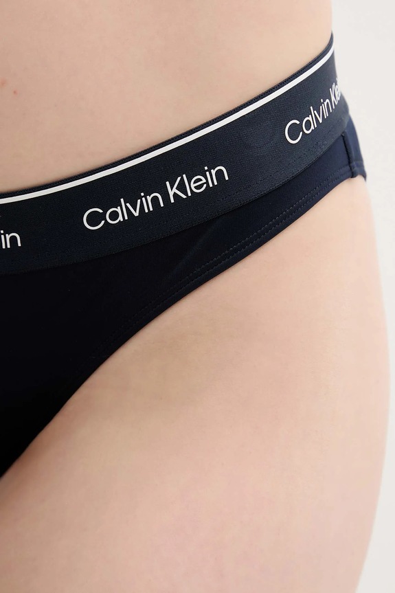 Μαγιό σλιπ μπικίνι Calvin Klein σκούρο μπλε KW0KW02428