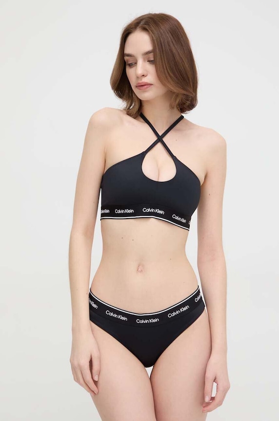 Oblečenie Plavkové nohavičky Calvin Klein KW0KW02428 čierna