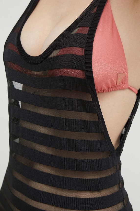 Plážové šaty Calvin Klein černá KW0KW02464