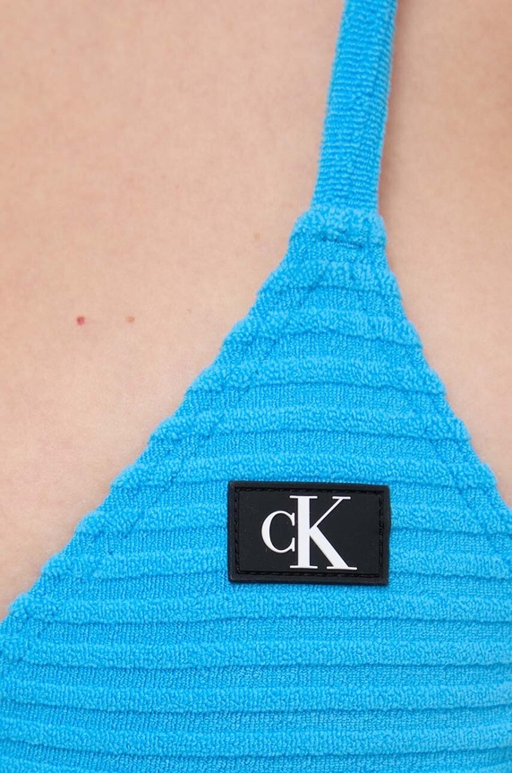Calvin Klein bikini felső KW0KW02468 kék