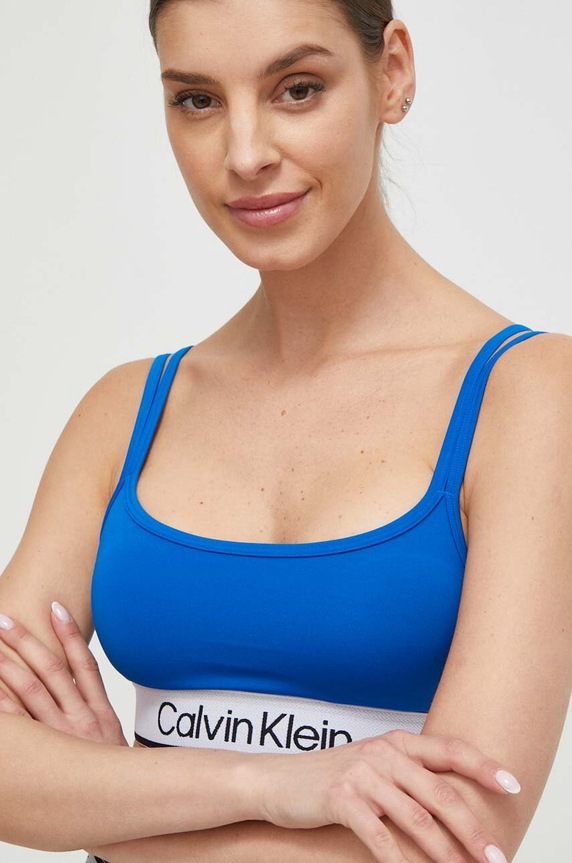 Sportovní podprsenka Calvin Klein Performance 00GWS4K169 modrá SS24