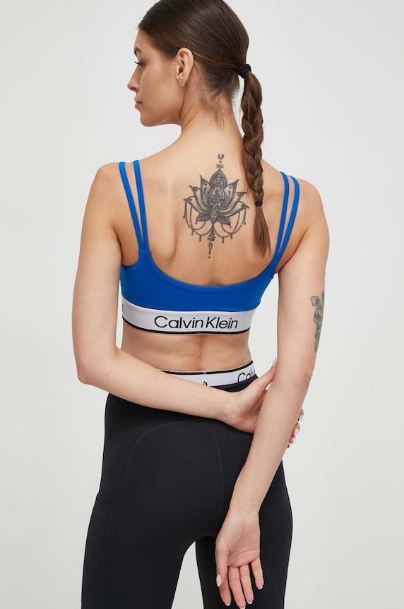 Oblečení Sportovní podprsenka Calvin Klein Performance 00GWS4K169 modrá