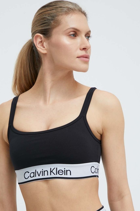 Športová podprsenka Calvin Klein Performance bez kostíc čierna 00GWS4K169