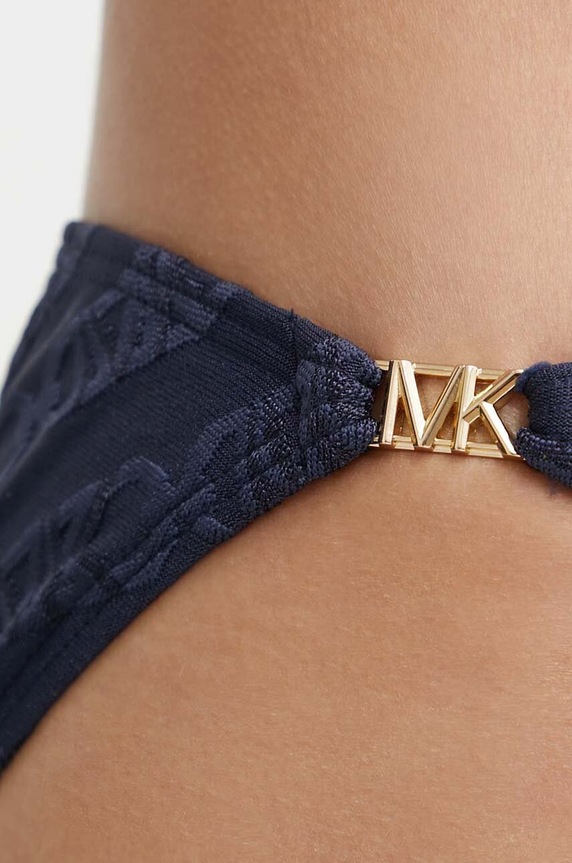 MICHAEL Michael Kors figi kąpielowe STRING BIKINI BOTTOM granatowy MM13095