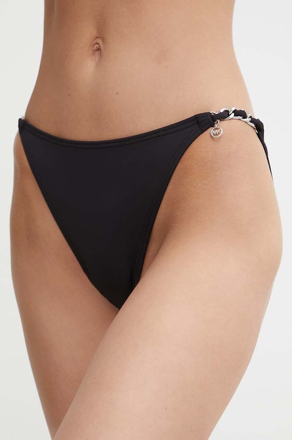 Plavkové nohavičky MICHAEL Michael Kors BIKINI BOTTOM spodný čierna MM7M040