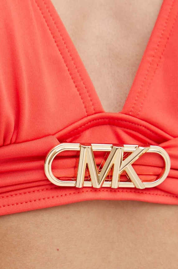 Bikini top MICHAEL Michael Kors HALTER BIKINI TOP κόκκινο MM7M161