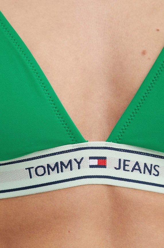 Tommy Jeans biustonosz kąpielowy zielony UW0UW05349