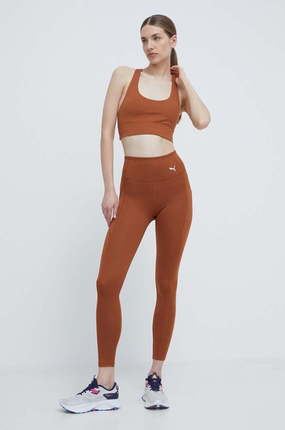 Puma sutien sport 4KEEPS 524800 maro SS24