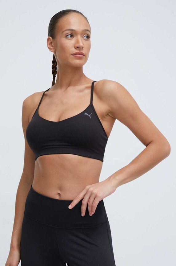 Puma sportmelltartó jógázáshoz Move melltartó merevítő nélkül fekete 524835