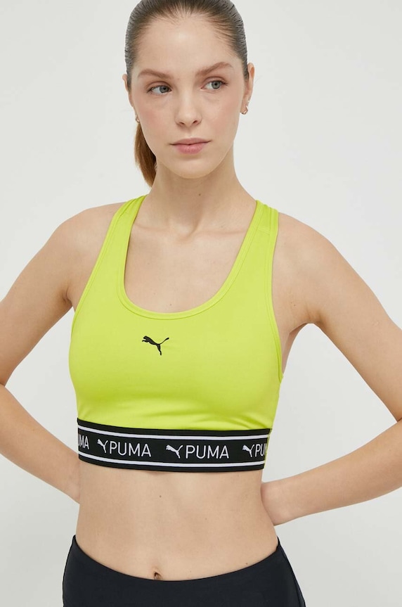 Sportovní podprsenka Puma 4Keeps zelená 525319