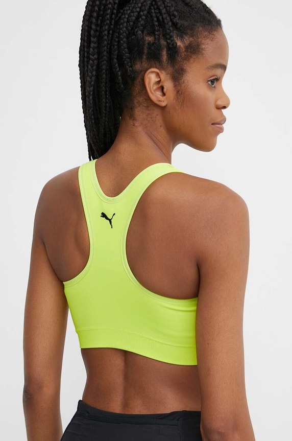 Odzież Puma biustonosz sportowy 4Keeps Shapeluxe 524361 zielony