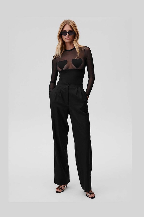 Undress Code body Bed of Roses Bodysuit 654 fekete