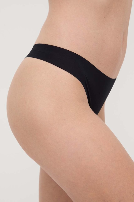 Calvin Klein Underwear tanga 0000D3428E fekete AA00