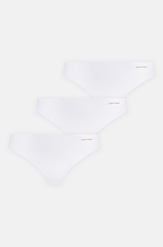 Calvin Klein Underwear tange za žene 3-pack pletivo bijela 000QD3558E