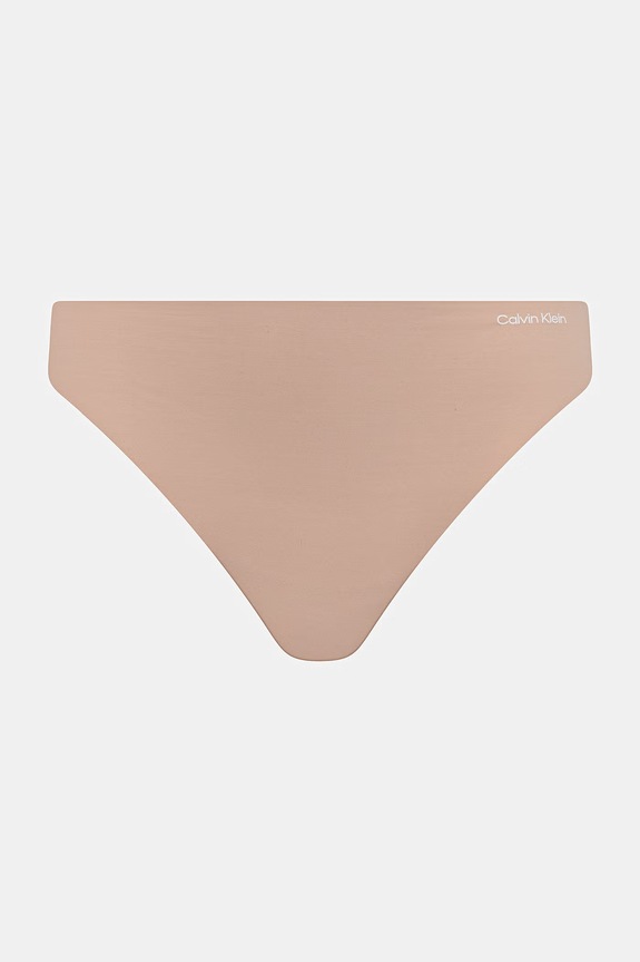 Odzież Calvin Klein Underwear stringi damskie 3-pack 000QD3558E beżowy