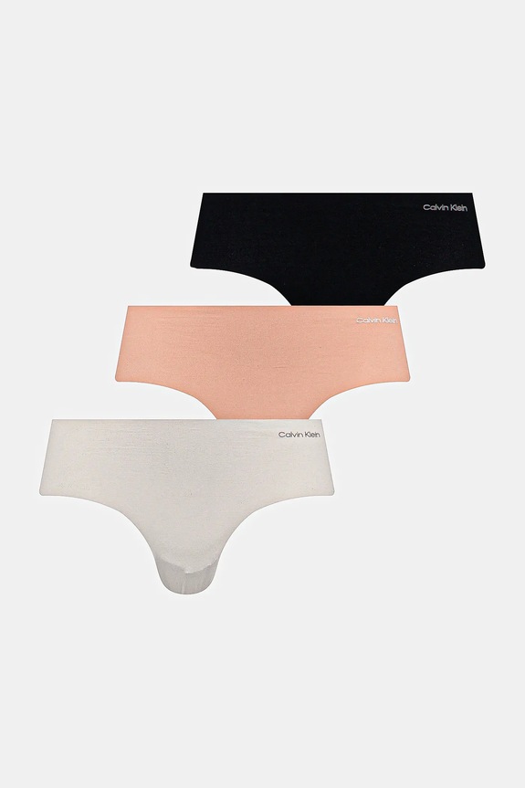 Calvin Klein Underwear stringi damskie 3-pack czarny 000QD3558E