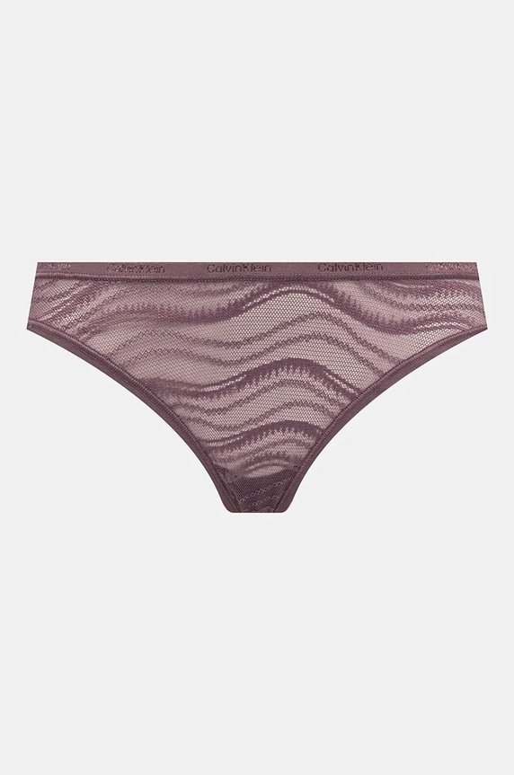 Calvin Klein Underwear figi 3-pack fioletowy 000QD5203E
