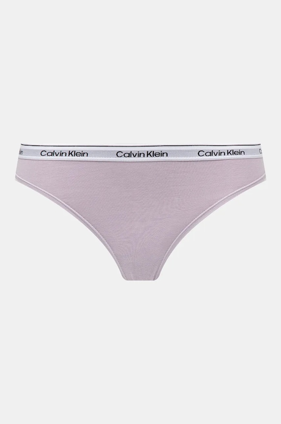 Odzież Calvin Klein Underwear figi 3-pack 000QD5207E fioletowy