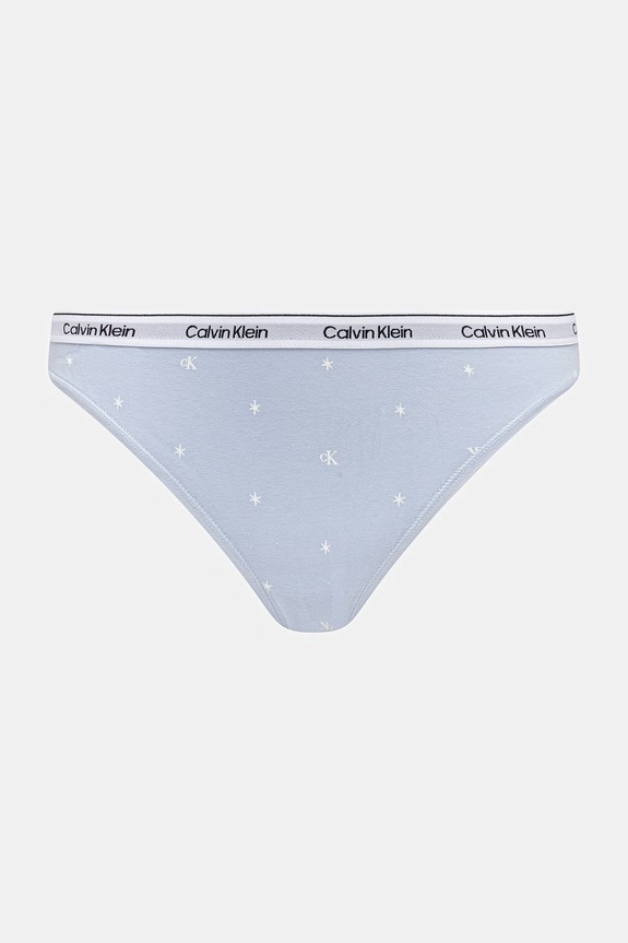 Calvin Klein Underwear figi damskie bawełniane z elastanem 5-pack 000QD5208E niebieski SS26