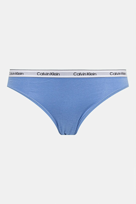 Calvin Klein Underwear figi damskie bawełniane z elastanem 5-pack niebieski 000QD5208E