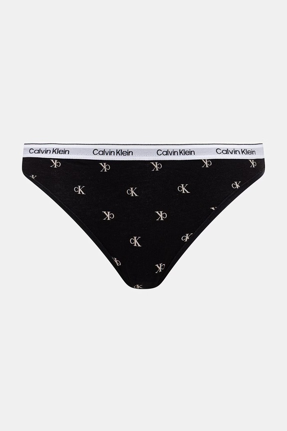 Calvin Klein Underwear figi damskie bawełniane z elastanem 5-pack 000QD5208E czarny SS26