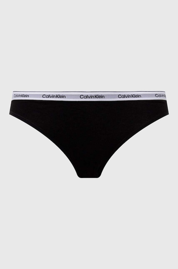Calvin Klein Underwear nohavičky dámske bavlnené s elastanom 5-pak 000QD5208E čierna SS26