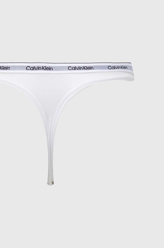 Odzież Calvin Klein Underwear stringi 3-pack 000QD5209E biały