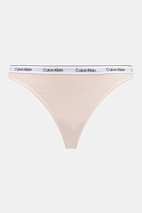 Odzież Calvin Klein Underwear stringi 3-pack 000QD5209E różowy