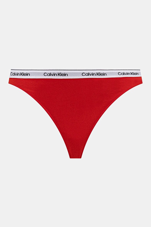 Odzież Calvin Klein Underwear stringi 3-pack 000QD5209E czerwony