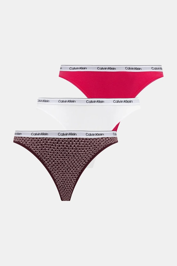 Calvin Klein Underwear perizoma pacco da 3 perizoma rosa 000QD5209E