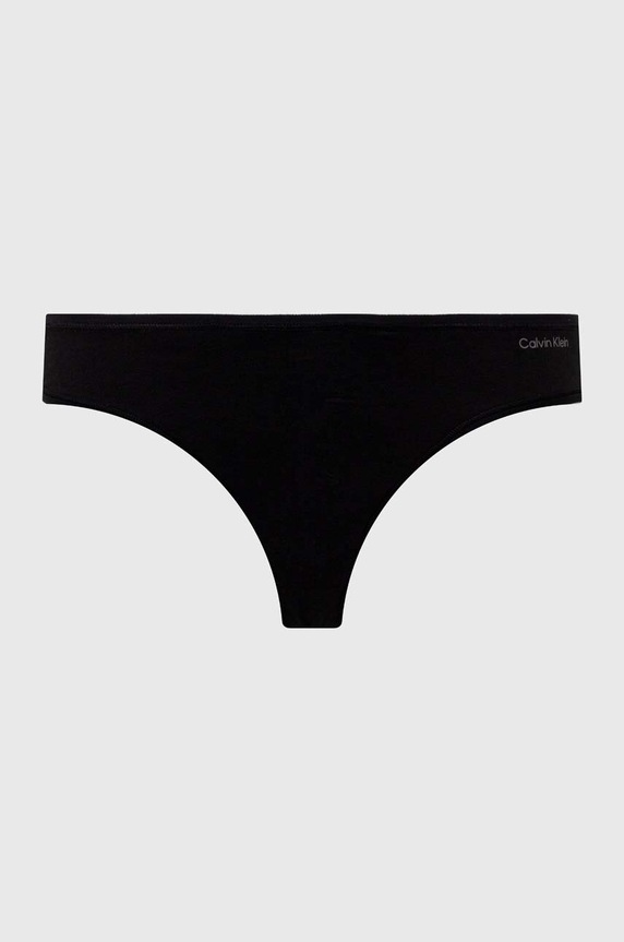 Calvin Klein Underwear tanga 3-pack 000QD5217E negru AA00