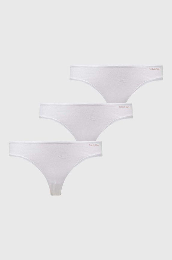 Calvin Klein Underwear figi 3-pack dzianina biały 000QD5218E