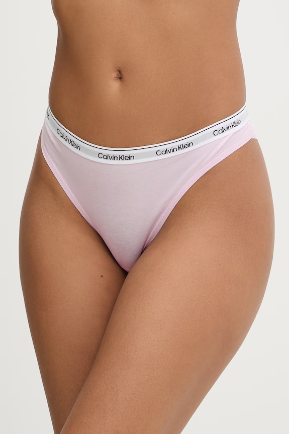 Calvin Klein Underwear nohavičky dámske bavlnené s elastanom ružová 000QD5044E