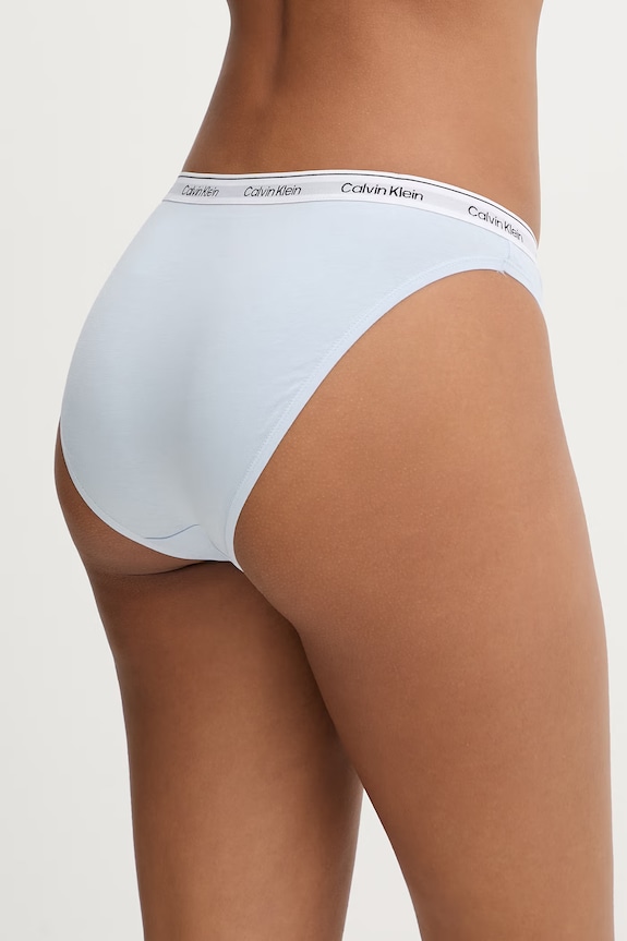 Calvin Klein Underwear nohavičky dámske bavlnené s elastanom 000QD5044E modrá AA00