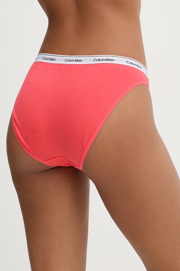Calvin Klein Underwear nohavičky dámske bavlnené s elastanom 000QD5044E ružová AA00
