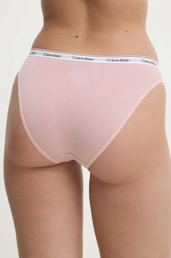 Calvin Klein Underwear figi damskie bawełniane z elastanem 000QD5044E różowy AA00
