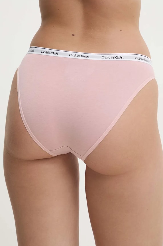 Calvin Klein Underwear figi damskie bawełniane z elastanem 000QD5044E różowy AA00