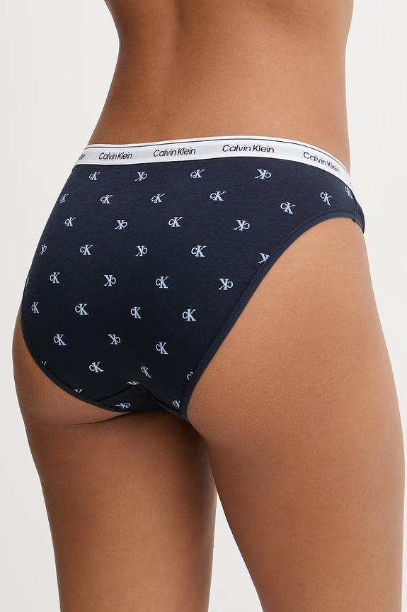 Calvin Klein Underwear nohavičky dámske bavlnené s elastanom 000QD5044E tmavomodrá AA00