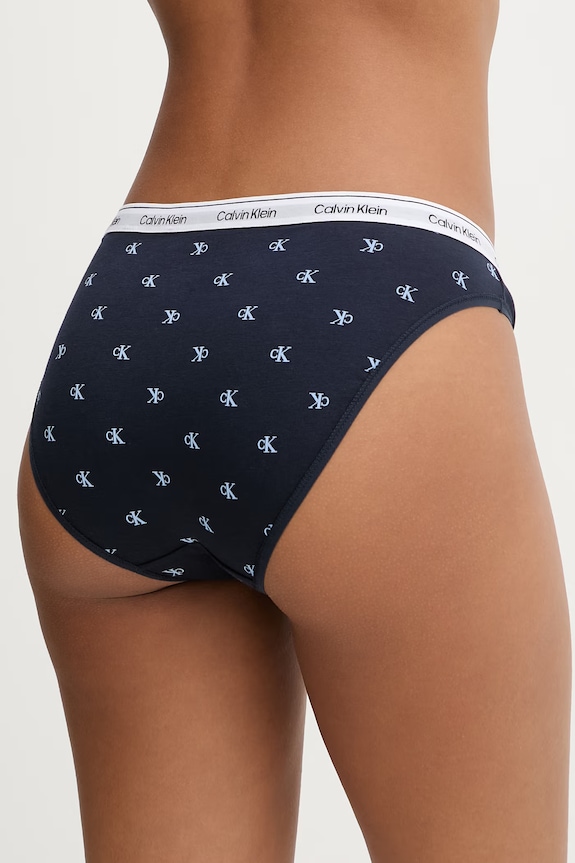 Calvin Klein Underwear nohavičky dámske bavlnené s elastanom 000QD5044E tmavomodrá AA00