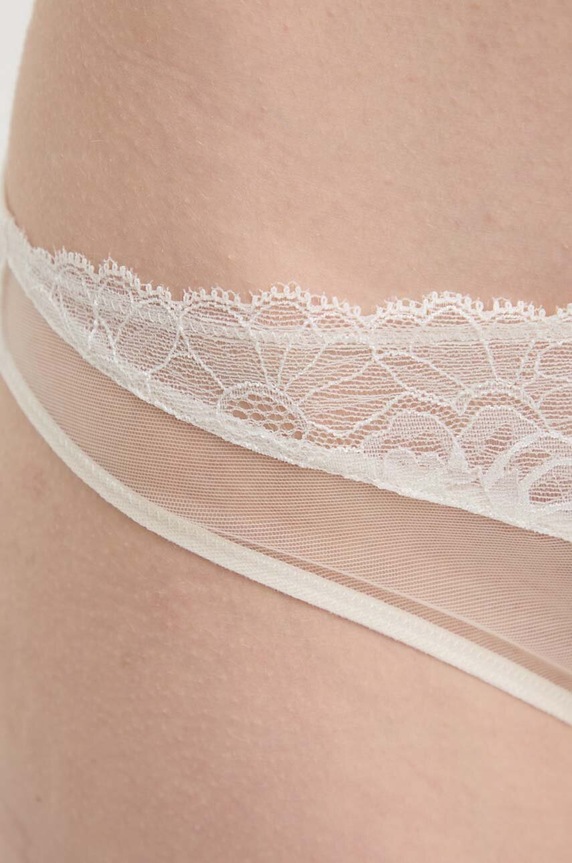Odzież Calvin Klein Underwear figi 000QF7754E beżowy